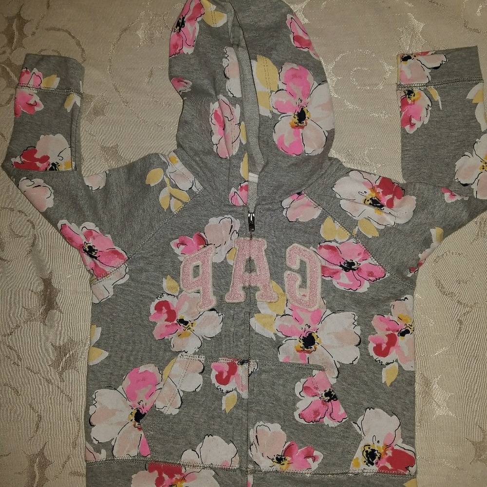 Toddler Girl's Gap Logo Hoodie